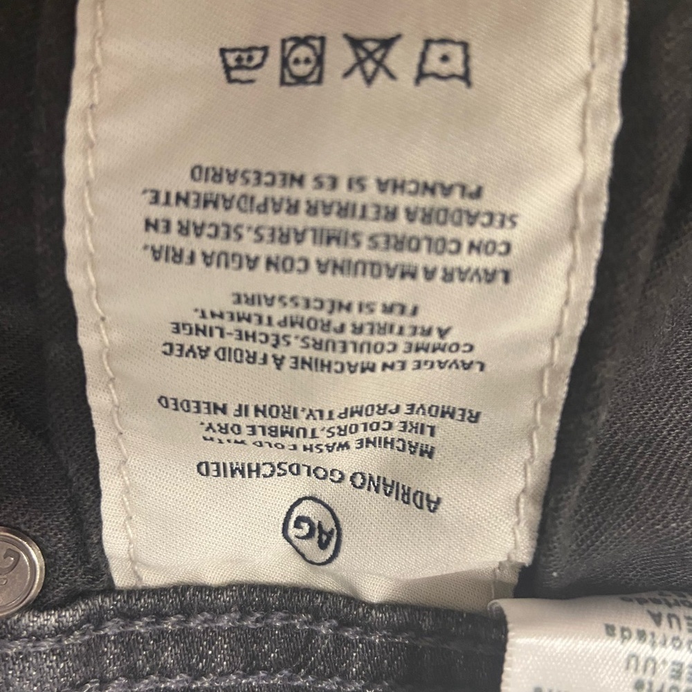 AG Goldschmeid Dylan skinny leg jeans men’s size 30, hemmed to 30" inseam - Picture 13 of 15